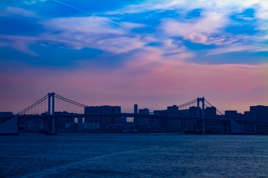 Bayarea at the business town in Ariake Tokyo photo
