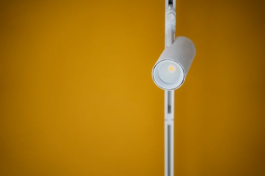 A white light on a pole photo
