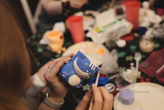 Join us for a delightful and engaging Creative Painting Session filled with Colorful Decor photo