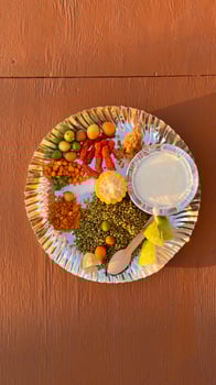 Hurda Party place with Jowar and cereals photo