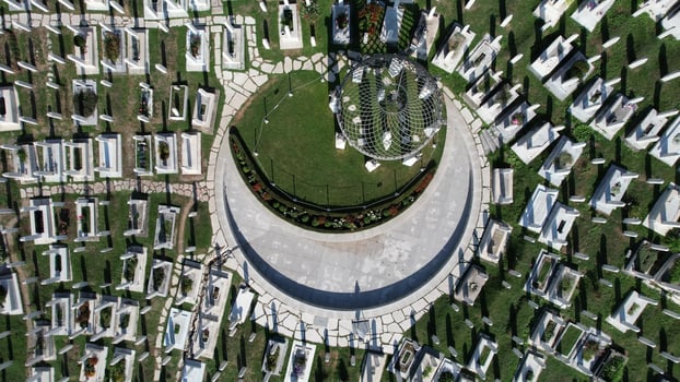 Cemetery in Sarajevo photo