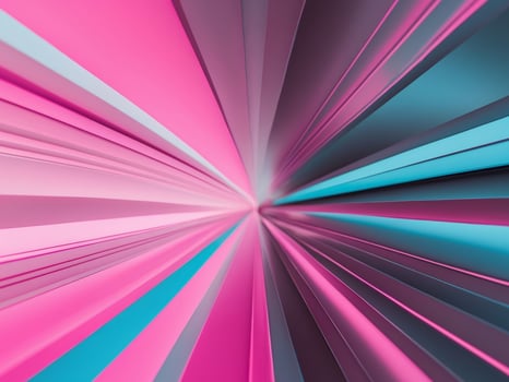 Abstract Pink and Blue Digital Stripes Background photo