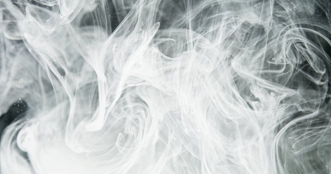 White smoke is seen in the air photo
