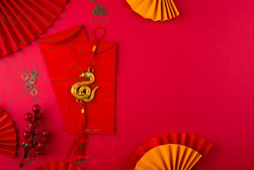 Chinese new year concept. Lunar year of snake photo