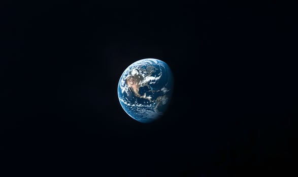 Earth, space, orbit, view, planet, sunlight, darkness, background, global, wallpaper photo