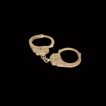 Handcuffs serve as a powerful symbol of law enforcement and the justice system as a whole photo