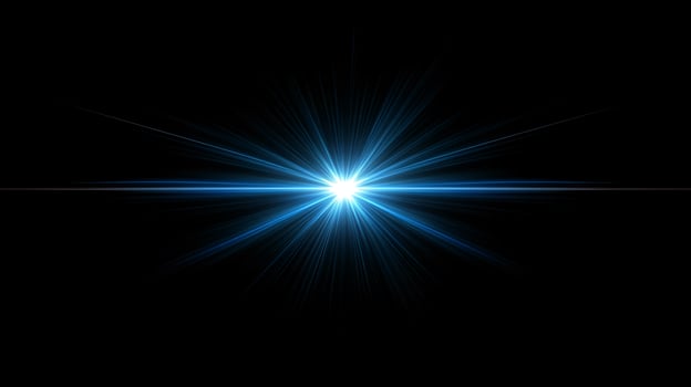 Brilliant starburst expanding from a central point. photo