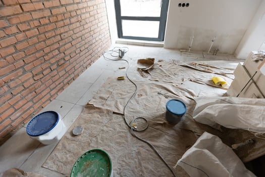 House renovation background. repair accessories photo