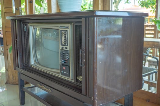 Vintage Television on the restaurant photo