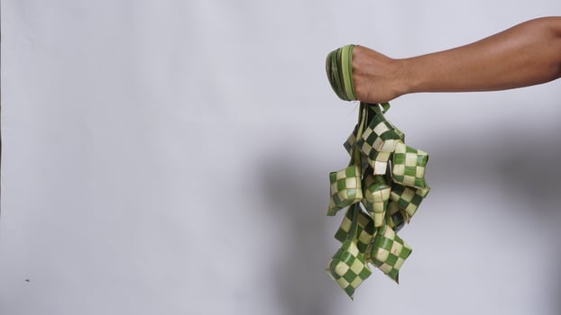 Ketupat Packaging for Ramadan and Eid al-Fitr photo