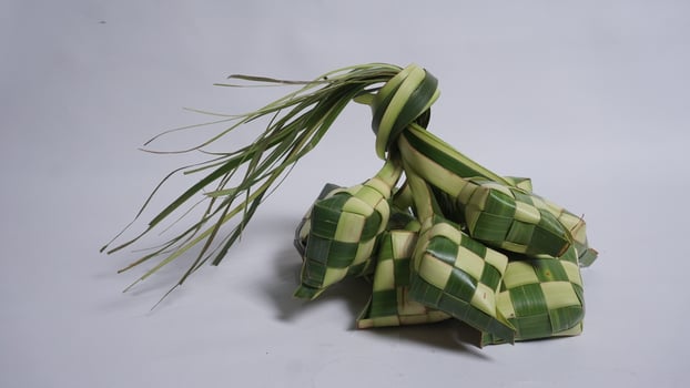 A Package of Ketupat with Copy Space photo