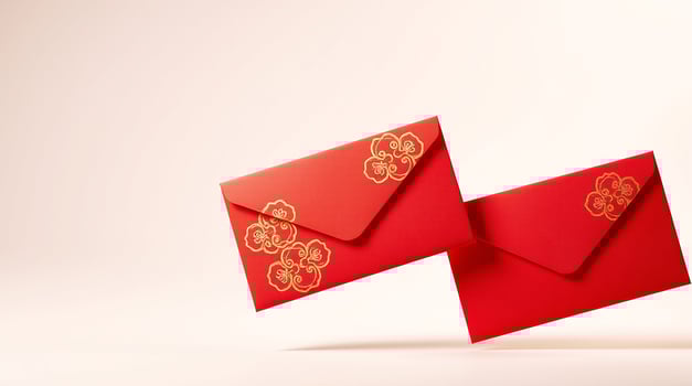 Elegant Red Envelopes with Cultural Significance photo