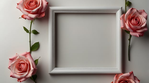 Roses and Gold Frame photo