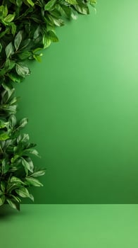 Green Screen Studio Tour Behind the Scenes with Lush Foliage Decor Perfect for Production and Nature Themes photo