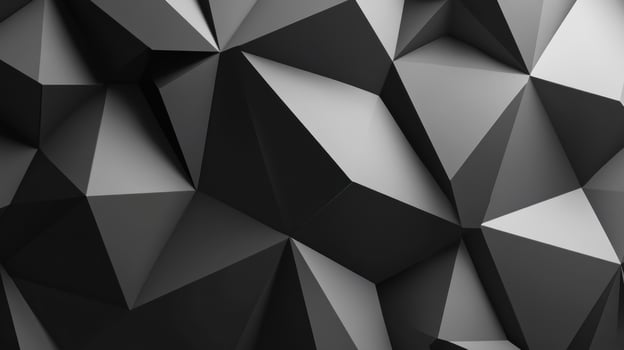 Abstract Black and Grey Polygonal Pattern photo