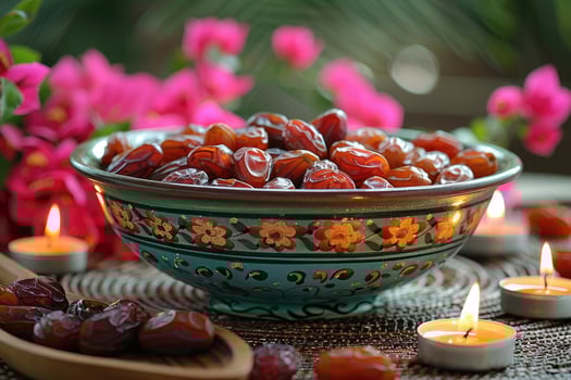 A bowl of dates photo