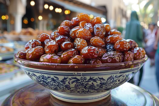 A bowl of dates photo
