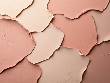 Abstract background of beige and pink makeup textures photo