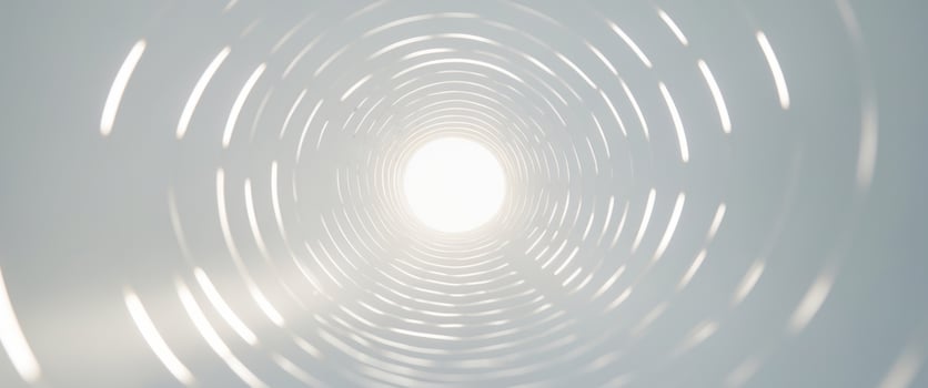 Radiating Light Rays in Concentric Circles. photo