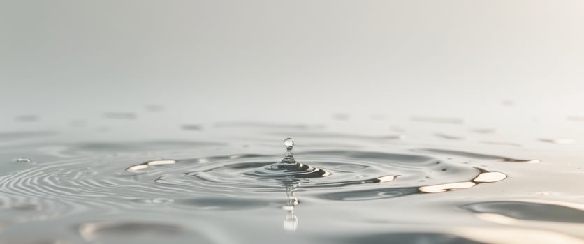 Water rippling on reflective surface image photo