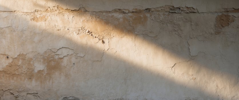 Texture of a wall on which there is a beam of light. photo