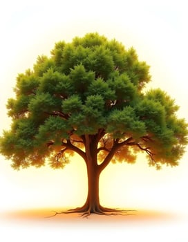 Majestic Oak Tree with Sprawling Branches photo
