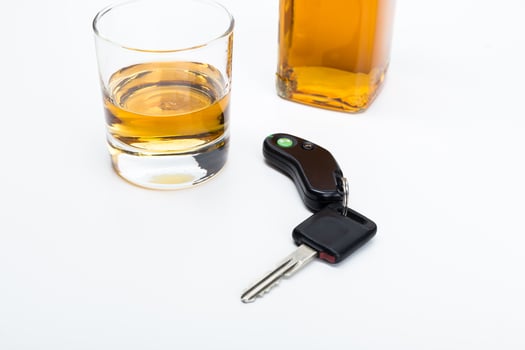 Alcohol and car keys photo