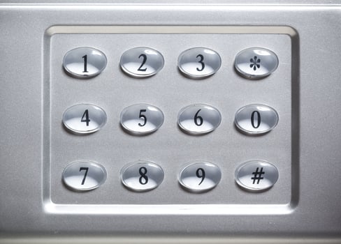 Safe box with electronic lock photo