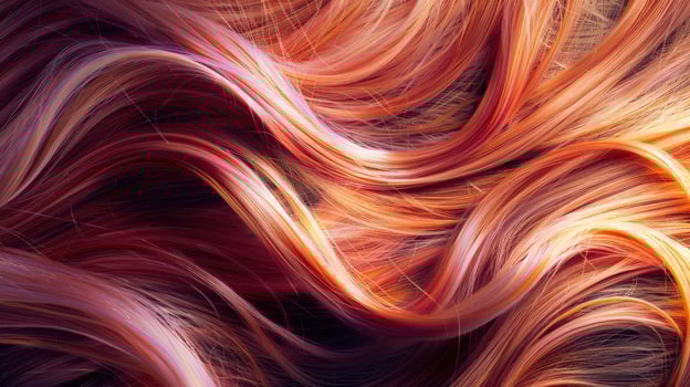 Hair composition product photo dynamic colors.