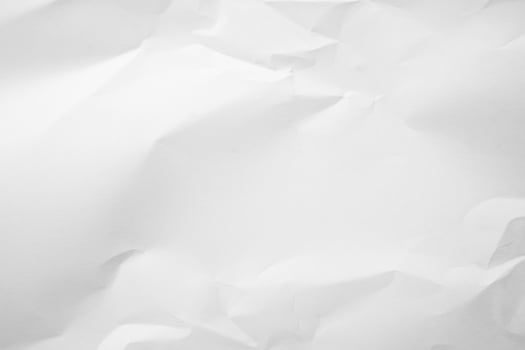 white crumpled paper background with copy space photo