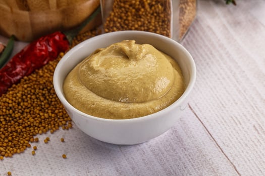 Mustard seed butter - vegan photo