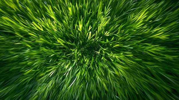 Vibrant Motion Blur of Green Grass Creating Dynamic Texture Effect photo
