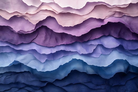 Abstract Layered Pastel Waves Art Design for Wall Decor and Inspiration photo