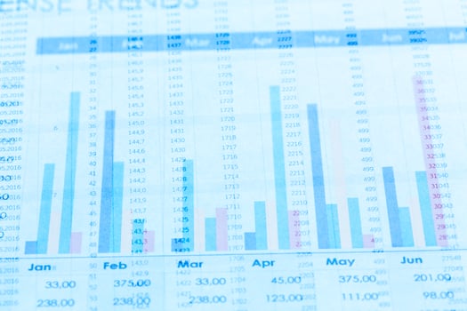 Business Line graph photo
