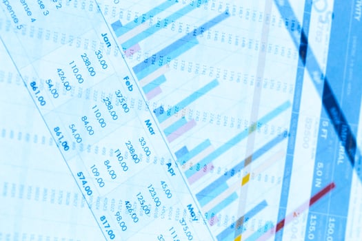 Business Line graph photo
