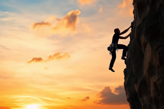 a man Extremes rock climbing6 photo