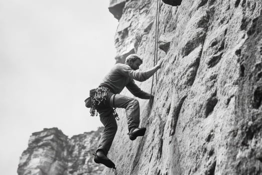 a man Extremes rock climbing17 photo