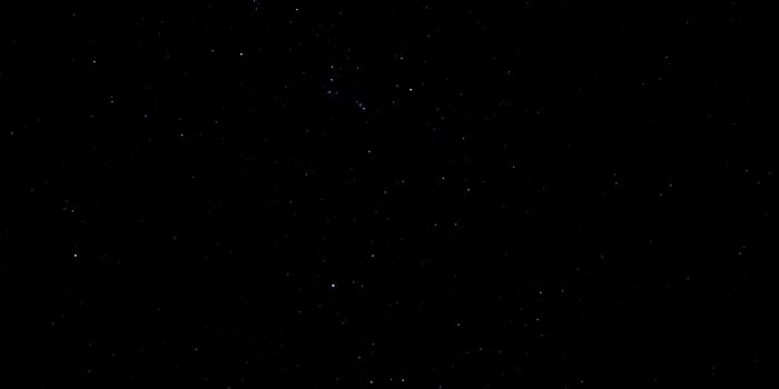 Night sky full of stars captured in a clear dark view photo