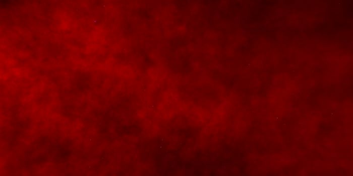 Deep red nebula background with cosmic texture and stars photo