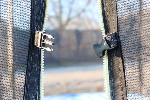 CloseUp View of the Zippered Opening Feature on Durable Outdoor Fabric Products For Adventure photo