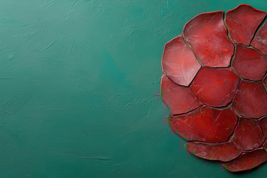 Red and green abstract art background photo