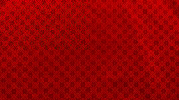 A red fabric with a pattern of squares photo