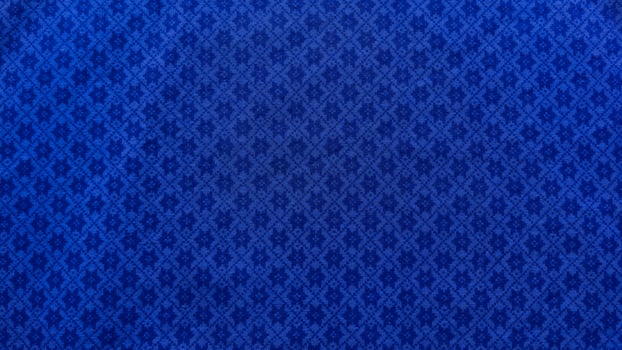 A blue fabric with a pattern of squares.1 photo