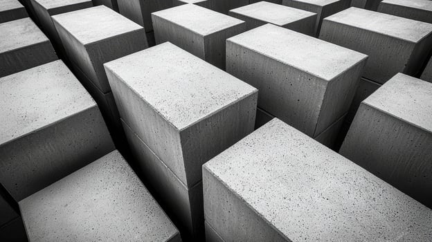 Abstract Concrete Blocks Pattern Formation photo