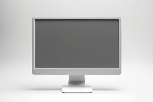 Mockup template for black tablet PC. Isometric style view. Empty screen. photo