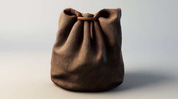 High-resolution photo of a stylish bag with intricate detailing