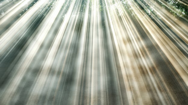 Ethereal light patterns create sense of depth and tranquility photo