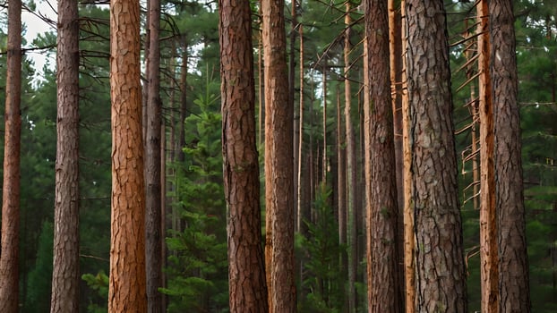 Majestic Pine Forest Tranquility photo
