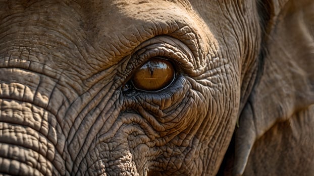 Elephants Eye Close Up Bela Bela Limpopo South Africa photo