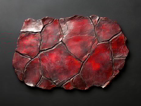 Red cracked texture background photo
